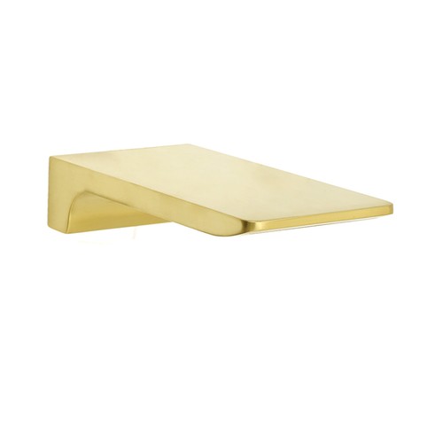 Brushed gold square - gold,