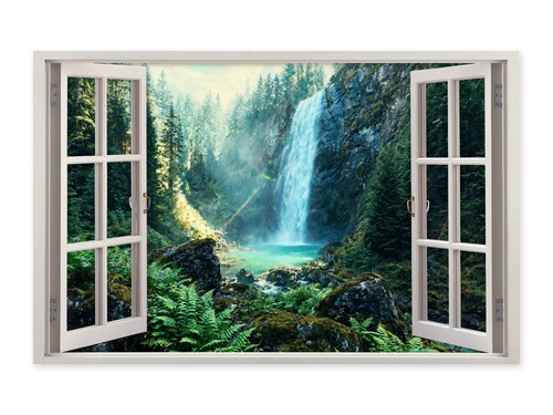 Fake window wall sticker - fake,