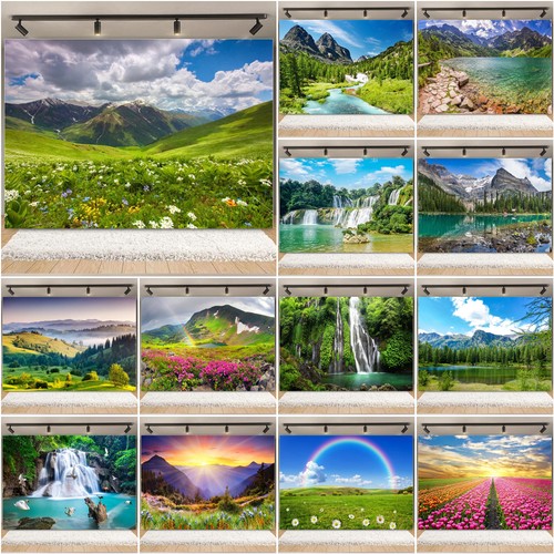 Large waterfall forest - waterfall,