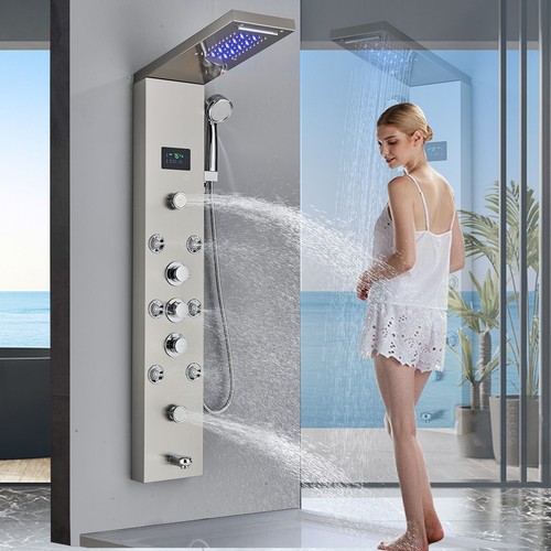 Stainless steel shower panel - stainless,