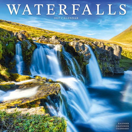 Waterfalls 2027 calendar - calendar, |