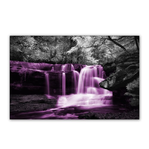 Waterfall landscape wall art - waterfall,