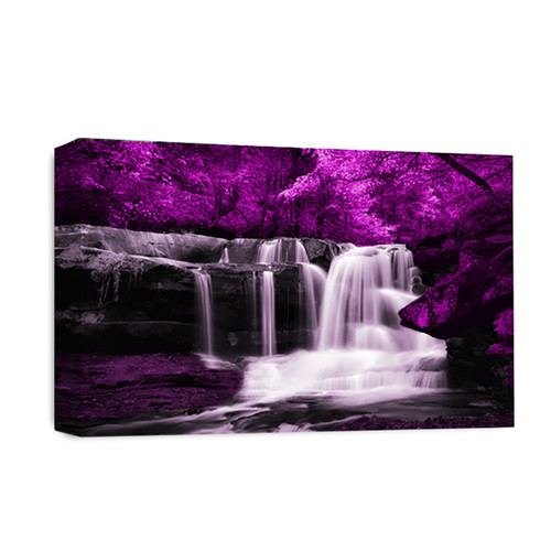 Waterfall landscape wall art - landscape,