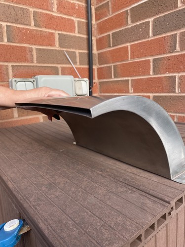 Stainless steel waterfall - stainless,