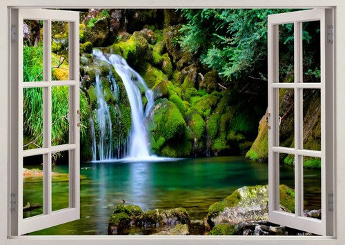 Nature beach waterfall green - waterfall,