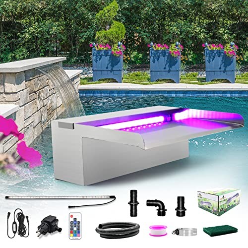 Waterfall pool fountain - pool,