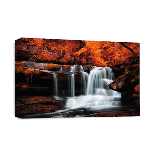 Waterfall landscape wall art - wall,