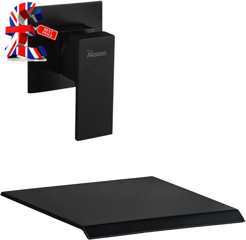Black wall mounted bath - black,
