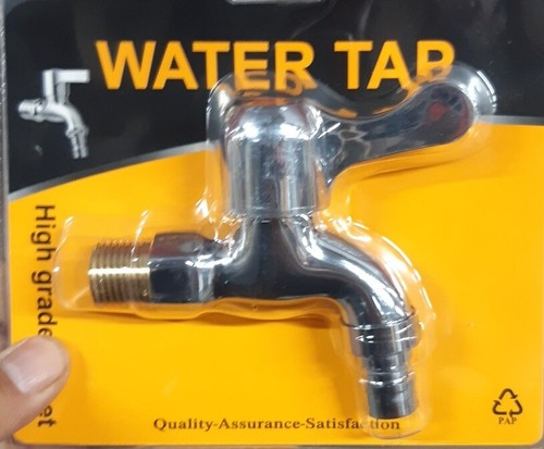 Water tap stainless - steel, wall