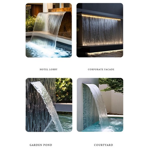 Waterfall spillway water flow - water,