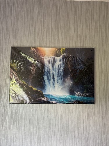 Waterfall canvas print wall - waterfall,